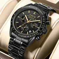 LIGE Classic Watches for Men Business Military Waterproof Watch Men Top Brand Luxury Sports Quartz Chronograph Montre Homme+BOX