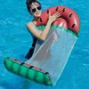 Inflatable Toys Summer Inflatable Foldable Floating Row Swimming Pool Water Hammock Air Mattresses Bed Beach Lounger Chair Rafts 3