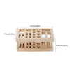 Wooden Model Tools Kit Organizer Rack For DIY Model Building Making Tool Storage Hobby Tools Holder Crafts Tools Rack Stand 6