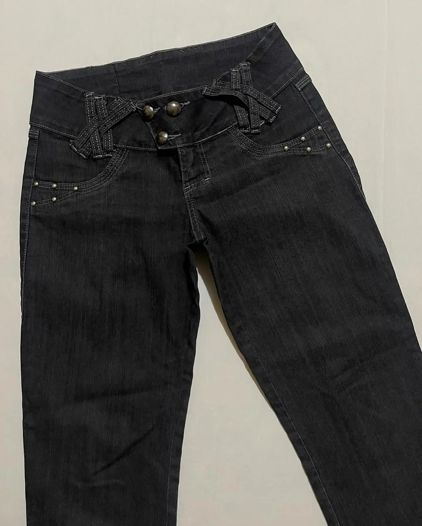Classic Style Slim Fit  Denim Trousers for Women's  Niche Fashion High Waisted Y2k Jeans 2024 Fashionable Wide-leg Pants 2
