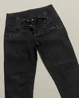 Classic Style Slim Fit  Denim Trousers for Women's  Niche Fashion High Waisted Y2k Jeans 2024 Fashionable Wide-leg Pants 2