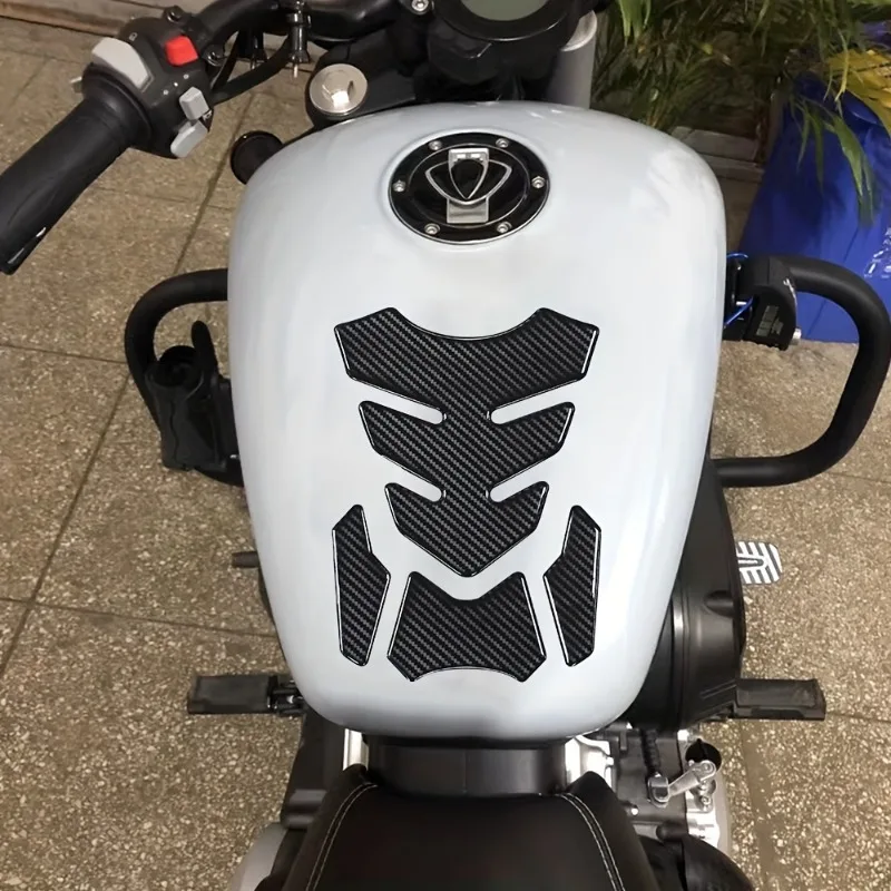 Motorcycle Gas Fuel Oil Tank Pad Protector Decals 5D PVC Universal for ATV Chopper Cafe Racer