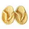 Mini Newborn Baby Slippers Photography Props Handmade Crochet Baby Slippers Baby Infant Photography Accessories 2