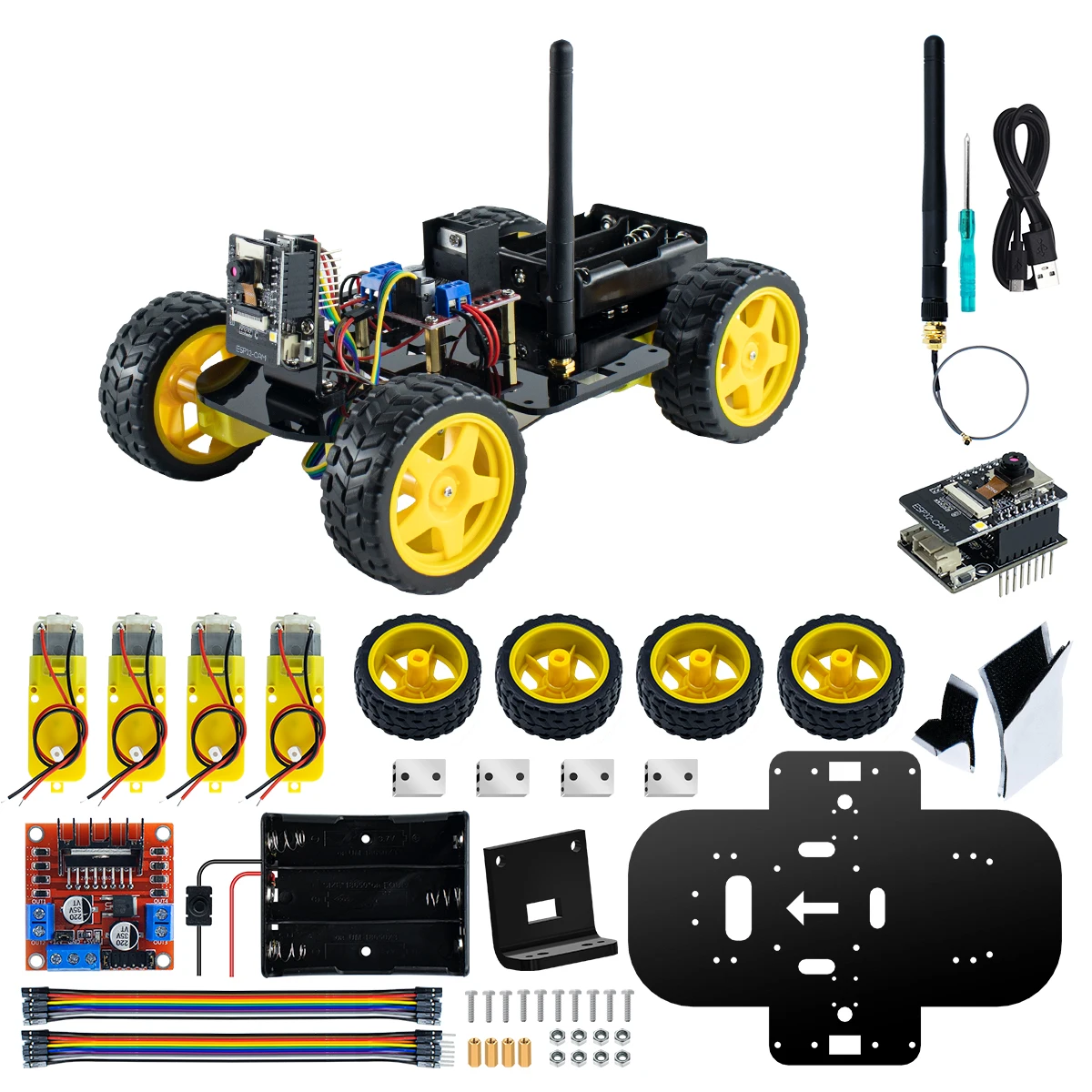 LAFVIN Robot Starter Kit for Arduino Project with ESP32 Camera and