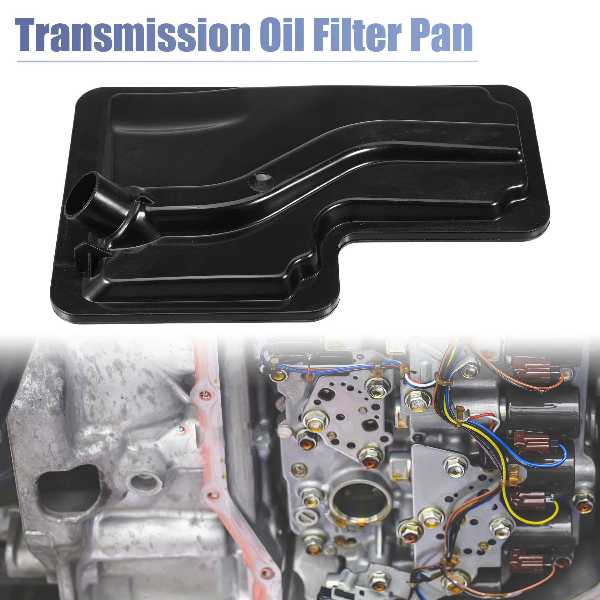X Autohaux No.24223670 Car Transmission Oil Fluid Filter Pan for Ford Explorer 2011- for Lincoln MKS 2009- 24223670