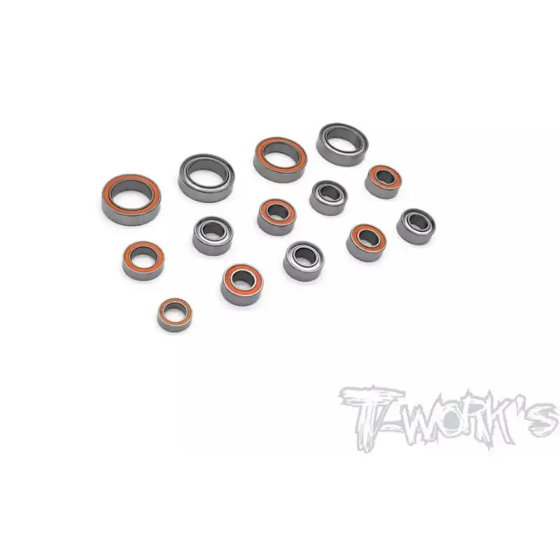 Originale T Works Bbs-Mtc2 Set Di Cuscinetti A Sfera Di Precisione (Per Mugen Mtc2 )14 Pezzi. Professionale Rc Parte