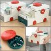 Foldable Medicine First Aid Home Storage Box Portable Medicine Box Large Ambulance Large Capacity Outdoor Pill Box 3