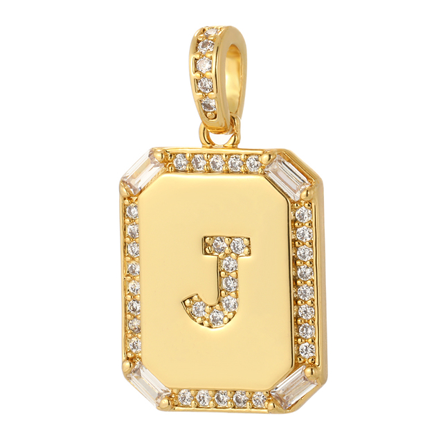 26 Letter Alphabet Charms for Necklace Keychain Diy Accessories Gold Name Charms for Jewelry Making Supplies initial pendant