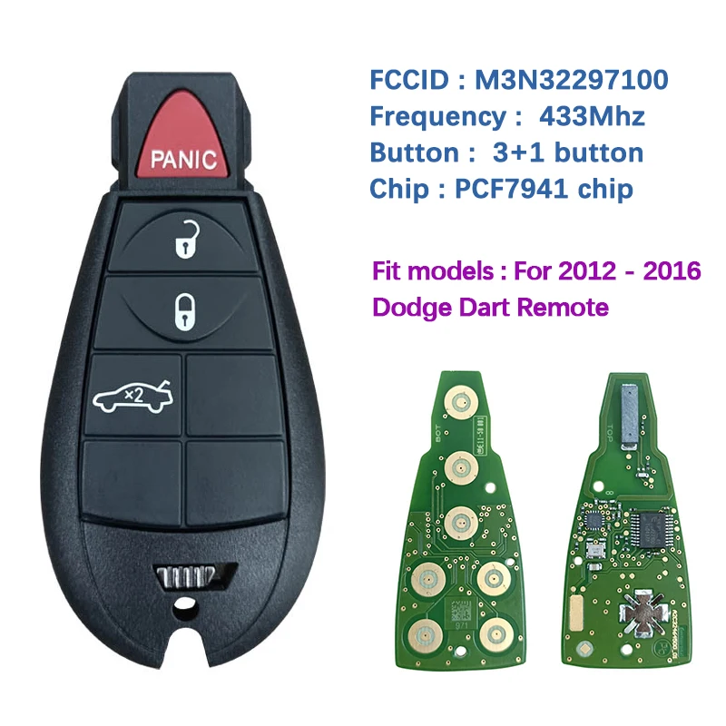 Cn087040 Original 4/5 Button Genuine Remote Fobik Key For 2012 2016