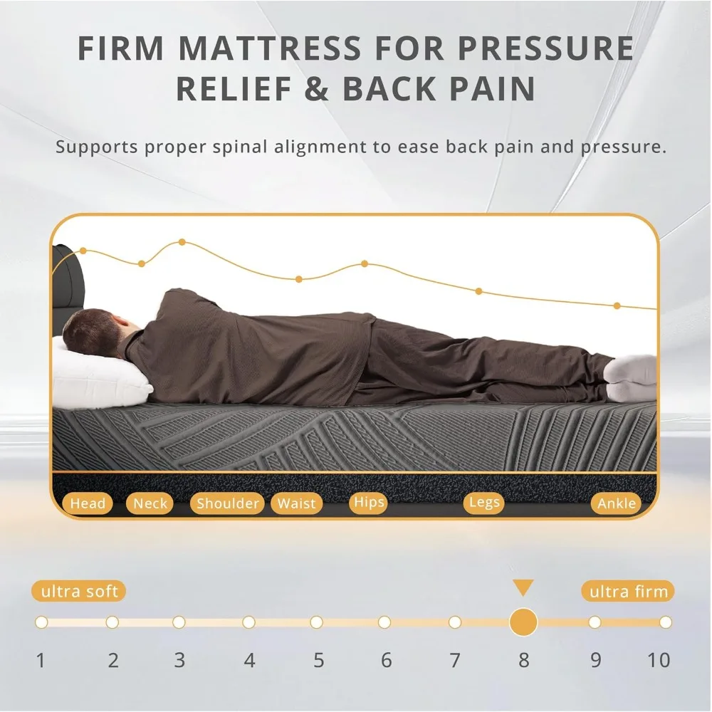 14-Inch Firm Memory Mattress 4