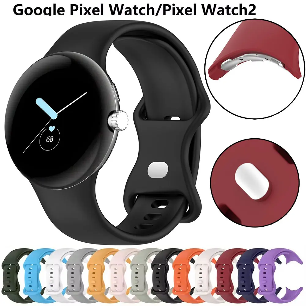 Enhanced Silicone Sport Watch Strap - Replacement Band Accessory