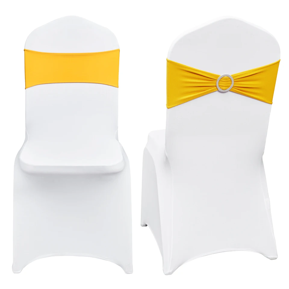 Stretch Spandex Folding Chair Covers with Sashes