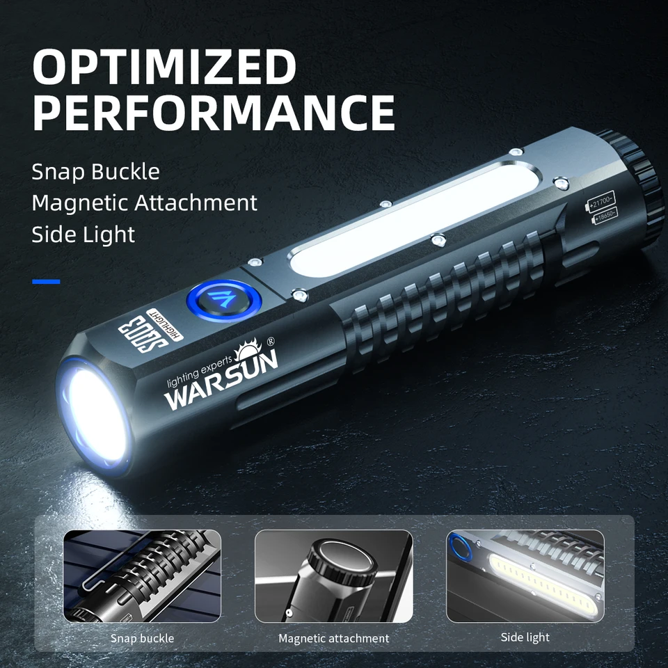Lampe de poche porte-clés LED Rechargeable USB C, 550 Lumens, Mini torche avec aimant, lanterne de poche Portable pour urgence extérieure EDC Lampe de poche porte-clés LED Rechargeable USB C, 550 Lumens, Mini torche avec aimant, lanterne de poche Portable pour urgence extérieure EDC