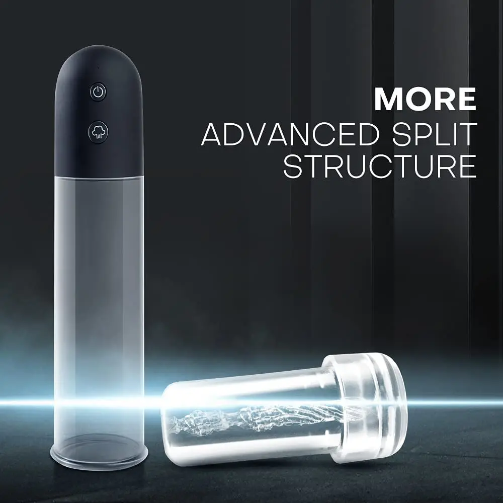 Pompe à Pénis Automatique Toy Joy Powerpump – Neuf, Succion USB, Transparent
