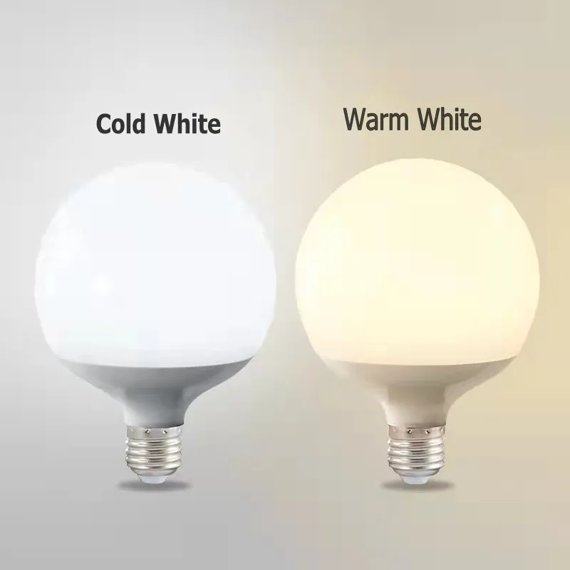 LED 전구 램프 E27 9W 12W 20W 30W 220V 전구, 스마트 IC 리얼 파워 스포트라이트 고휘도 램프