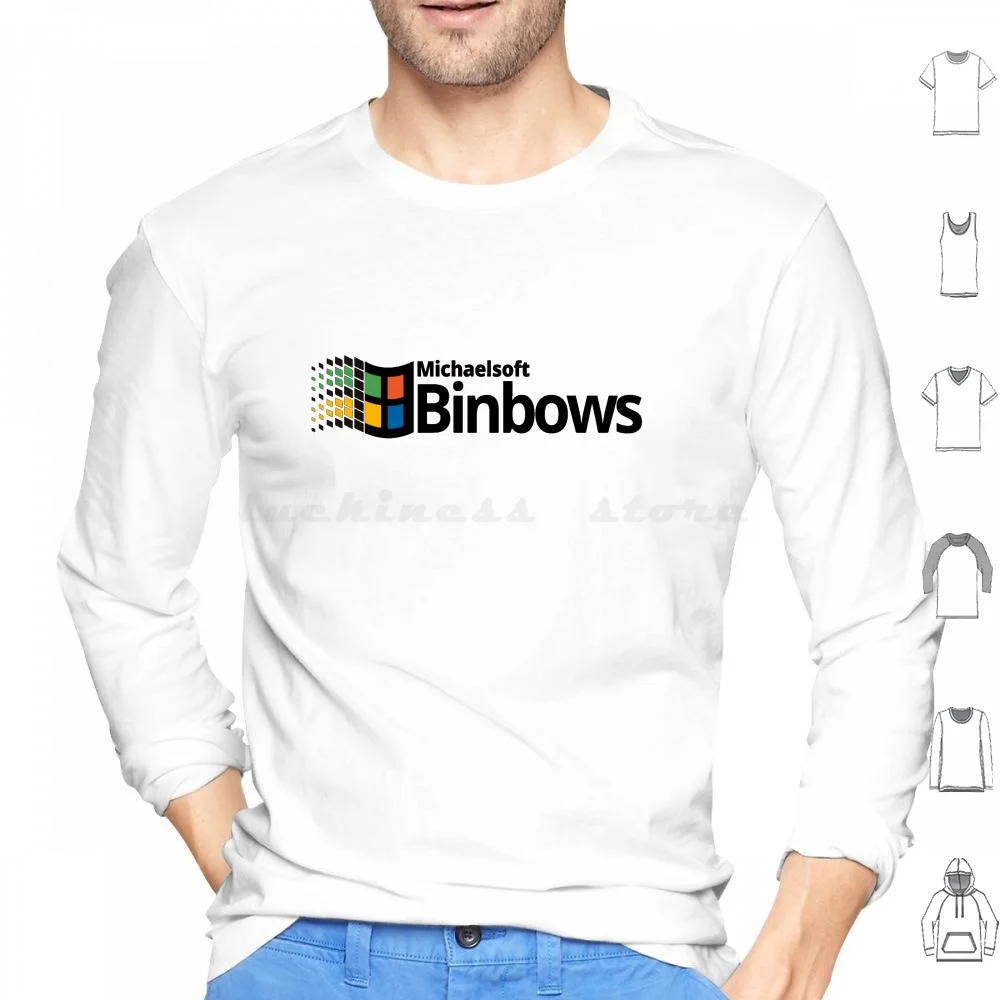 Michaelsoft Binbows 96 Parody T-Shirt - Windows 96 Design On Premium Gildan Softstyle