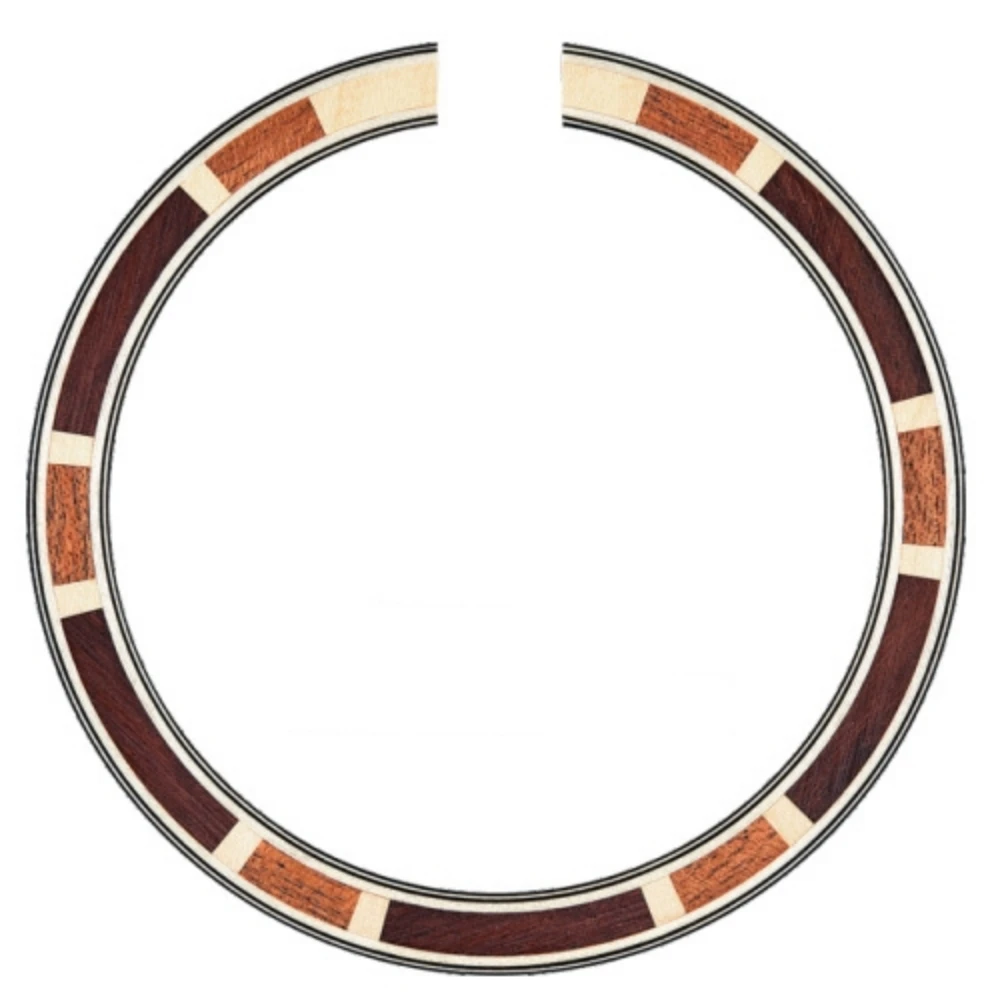 

2x Acoustic Guitar Rosette Inlay Luthier Mahogany Rosewood Maple B137