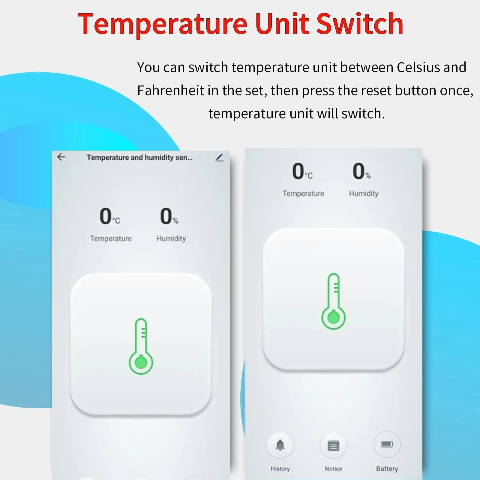 Battery Powered Thermometer Tuya Zigbee 3.0/Wifi Smart Temperature Humidity Sensor APP Smart Home Security Work With Google Home