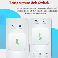 1-4pcs Tuya Zigbee 3.0 Cozylife WiFi Smart Temperature Humidity Sensor Real-Time Monitor App Alerts Voice Control Alexa Google - Image 6