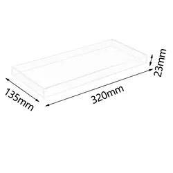 Premium Waterproof Acrylic Keyboard Dust Cover - Transparent Protective Case (For 82 Keys)