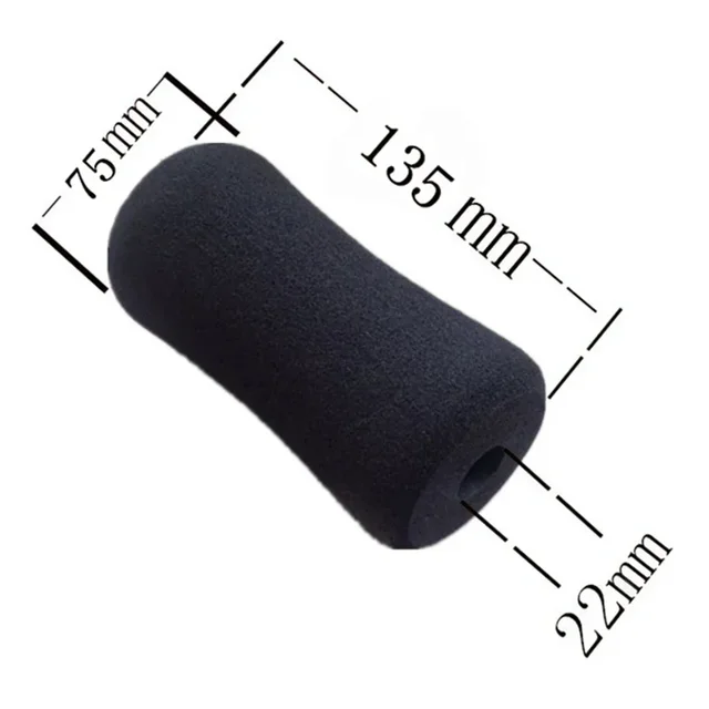 2PCS New Foot Foam Pads Black Foam Rollers Replacement For Leg Extension For Weight Bench Home Bench And Gym Workout Machines 3