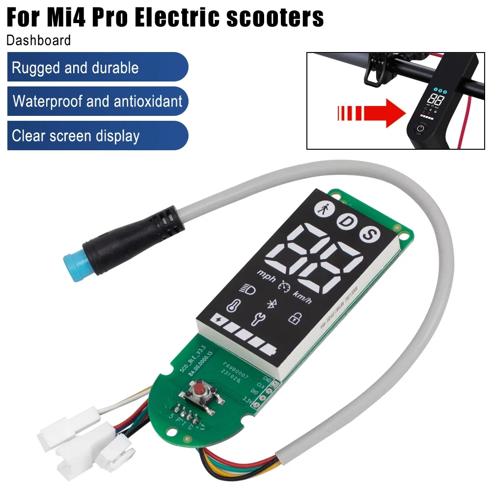 Dashboard/Controller Set Circuit Board Display Motherboard Switchboard Scooter Part for Xiaomi 4 Pro Electric Scooter