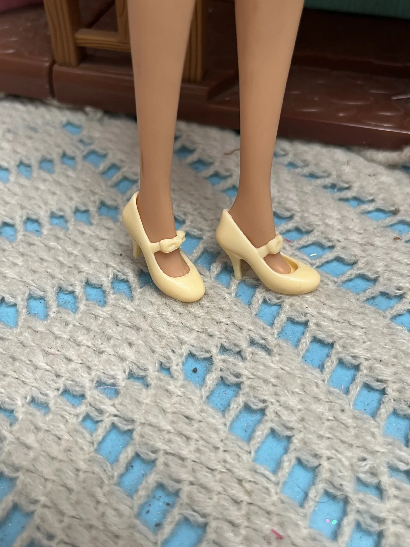 Nuevos zapatos rosas para muñeca, sandalias coloridas y bonitas de