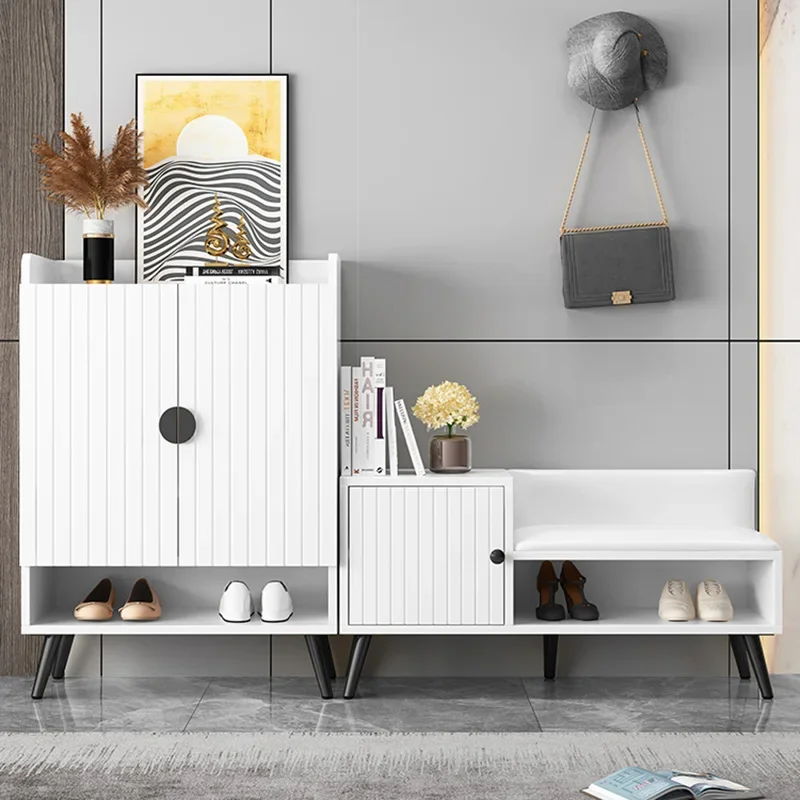 

Minimalist Space Saving Shoe Cabinets Partition Modern Multi Layer Shoe Rack Shelf Luxury Szafki Na Buty Hallway Furniture