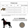 Service Dog Vest No Pull Dog Harness with 4 Dog Patches, Reflective Pet Harness with Durable Soft Padded Handle for Training Med 2