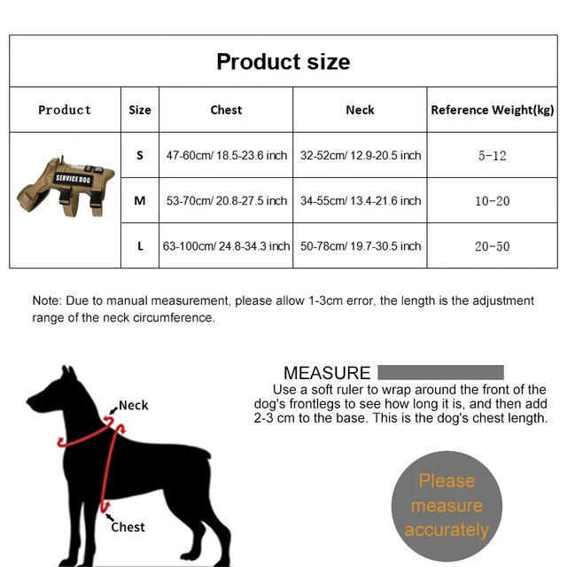 Service Dog Vest No Pull Dog Harness with 4 Dog Patches, Reflective Pet Harness with Durable Soft Padded Handle for Training Med 2