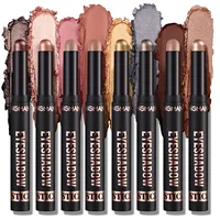 LANGMANNI 16 color pearl eyeshadow stick waterproof long lasting color eyeshadow Face Highlight 2
