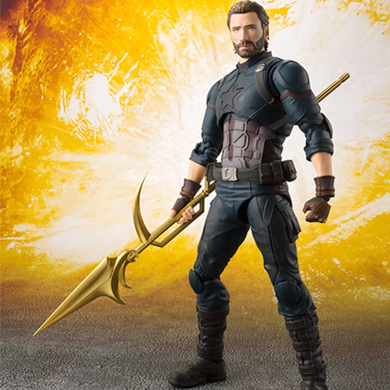 2024 Marvel Avengers Movie Captain America Action Figure Figure Pvc Series Collection Model Toys Regali Di Festa Hottoys