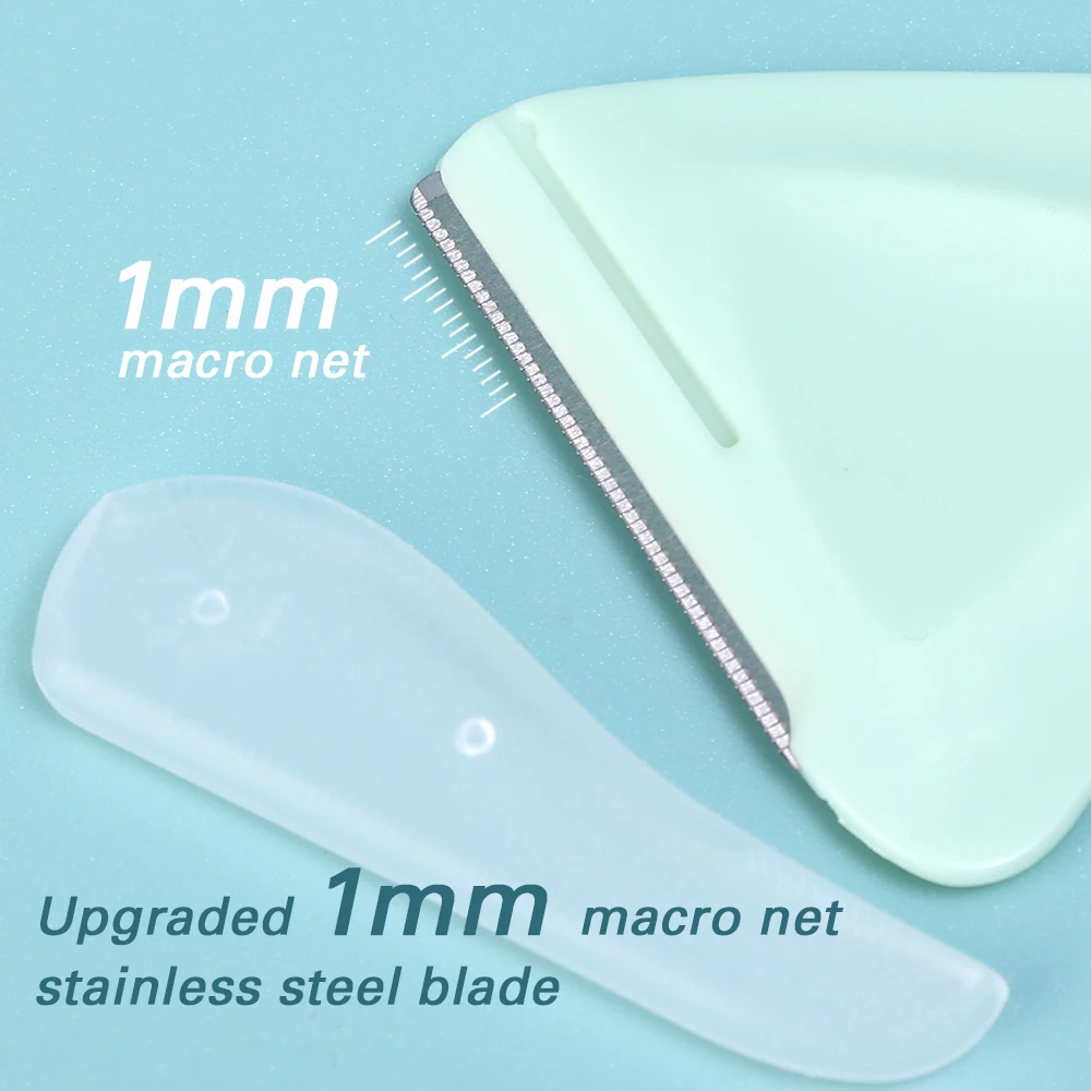 Mini Triangle Eyebrow Trimmer Upgraded 1mm Macro Net Eye Brow Shaper Hair Remover Eyebrow Cutting Portable Face Makeup Tools