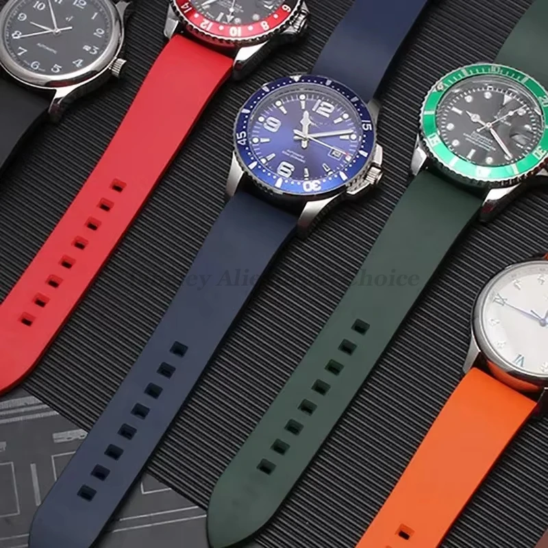 ساعات سيليكون الفرقة Watrproof الأشرطة ل رولكس الم...