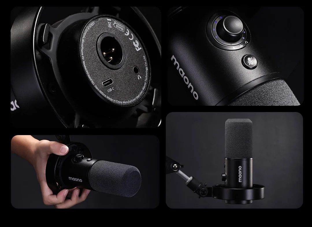 MAONO PD300X USB/XLR Dynamic Microphone description image 26