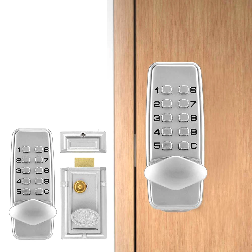 2 4 Digits Outdoor Mechanical Code Lock Door Password