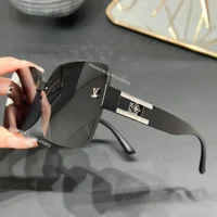 2025 New Fashion Sunglasses Women Luxury Polarized Sun Glasses Ladies Men Vintage Square Big Frame Eyewear Designer Oculos UV400