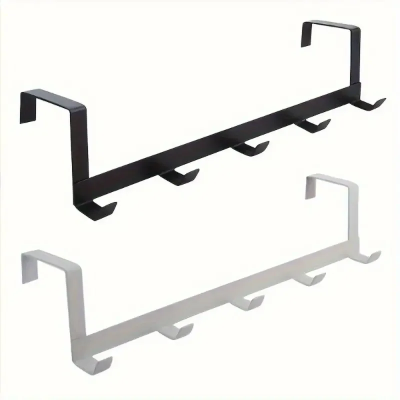 Hooks Over The Door Home Organizer Rack Clothes Coat Hat Towel Hanger Bathroom Accessories Holder Door Hang Creative Coat Hanger 6