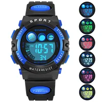 Montre de Sport étanche pour enfants, numérique LED, montre électronique de luxe pour enfants, garçons et filles, cadeaux 2