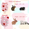 Warm Rabbit Clothes Soft Fleece Guinea Pig Vest Cute Small Pet Clothes Bunny Costume for Ferret Chihuahua Rabbit Accessories 3