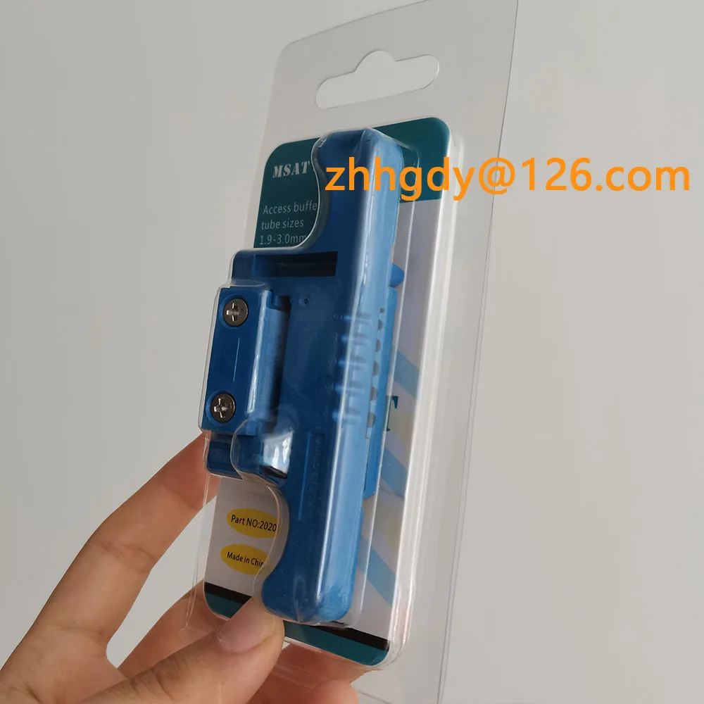 Domestic Optical Cable Ribbon Stripper, Loose Buffer, Tube Stripper Access, Replaceable Blade, MSAT-5, 1.9-3.0mm