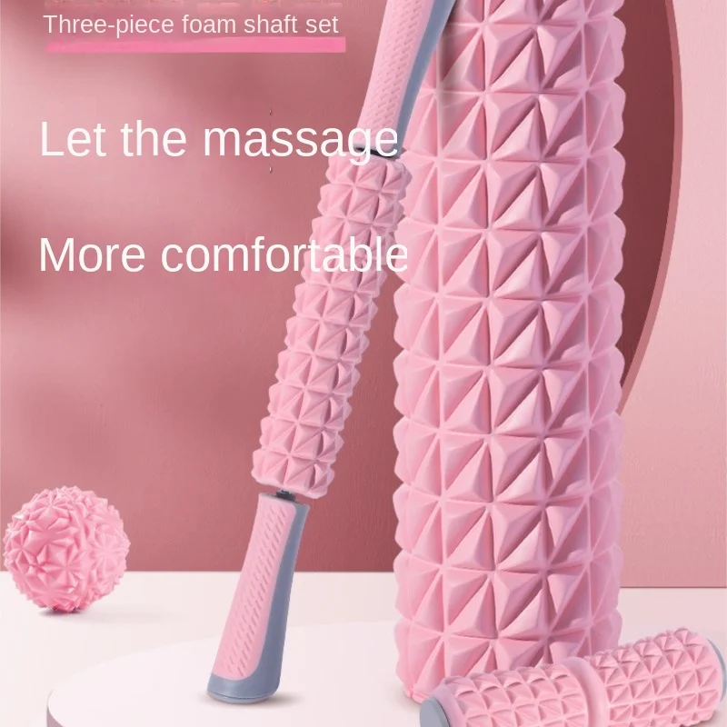 TULX Foam Shaft Set Muscle Relaxer Massage Roller Fitness Equipment Second Generation Yoga Column Relieve Body Aches Pains