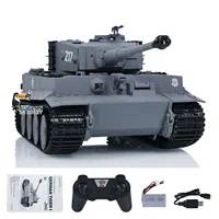 1/24 Taigen RC Battle Tank Tiger I Radio Control Military Tanks Infrared Combat Cars Ready to Run Vehicle Toys for Boys TH23570 2