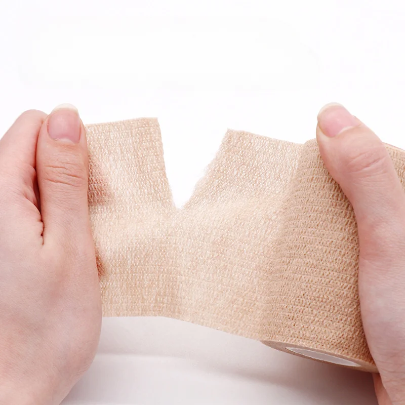 1 Roll Self-adhesive Bandages Elestic Nonwovens First Aid  Wound Dressing Tape Sports Protection Bandages 4 Specification 5
