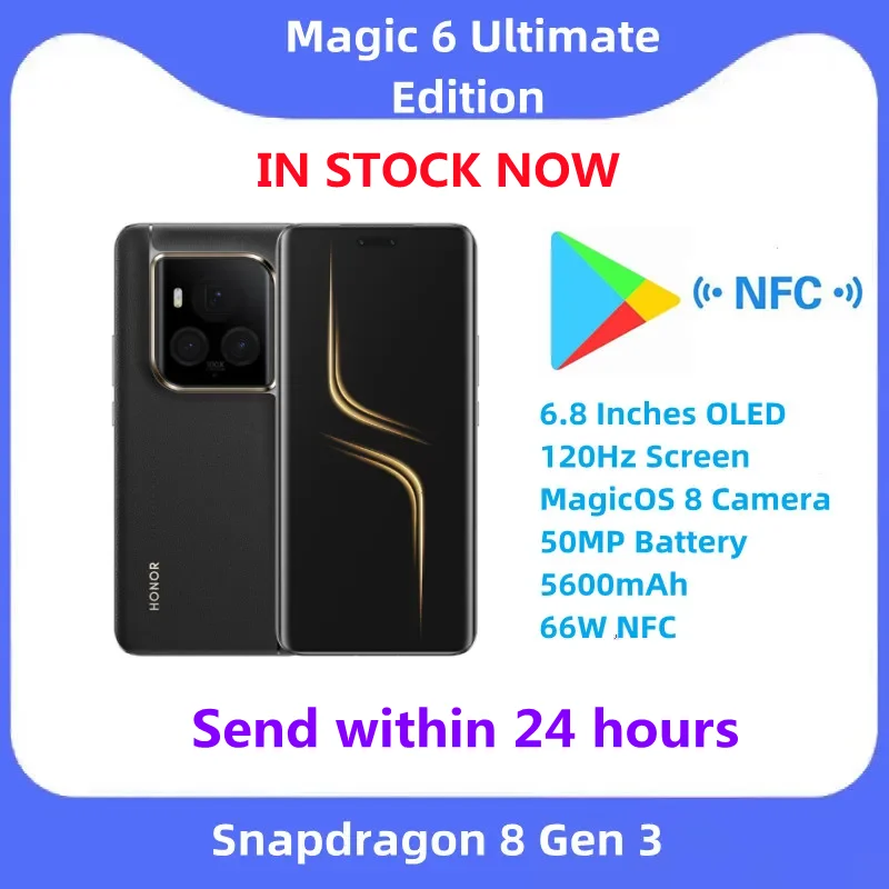 Google play 2024 HONOR Magic 6 Ultimate Edition 5G 6.8