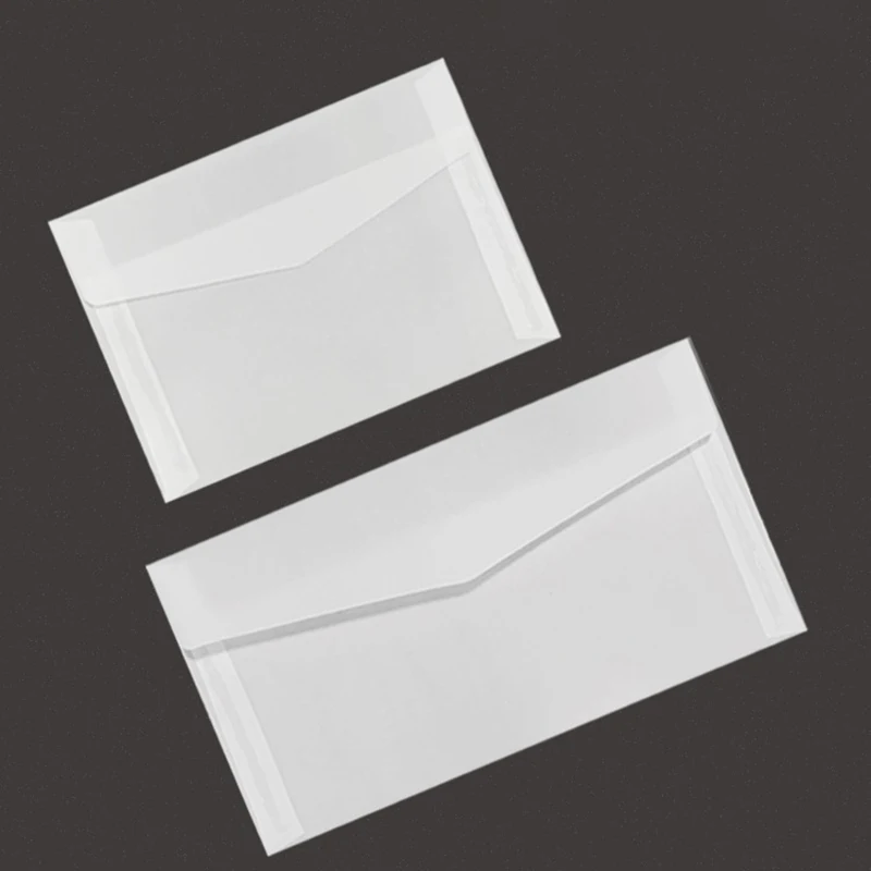 Wedding Invitation Sulfuric Acid Paper Envelope Semi-transparent 30pcs/lot Diy Postcard Storage Gift Packing High-grade Business
