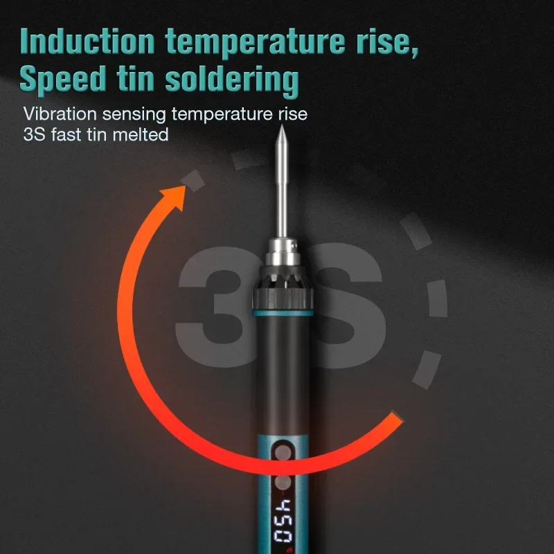 CXG969 휴대용 납땜 인두, USB 전원 공급 장치, 일정한 온도, CNC 수면 용접 수리, 디지털 조정 가능 전기 인두