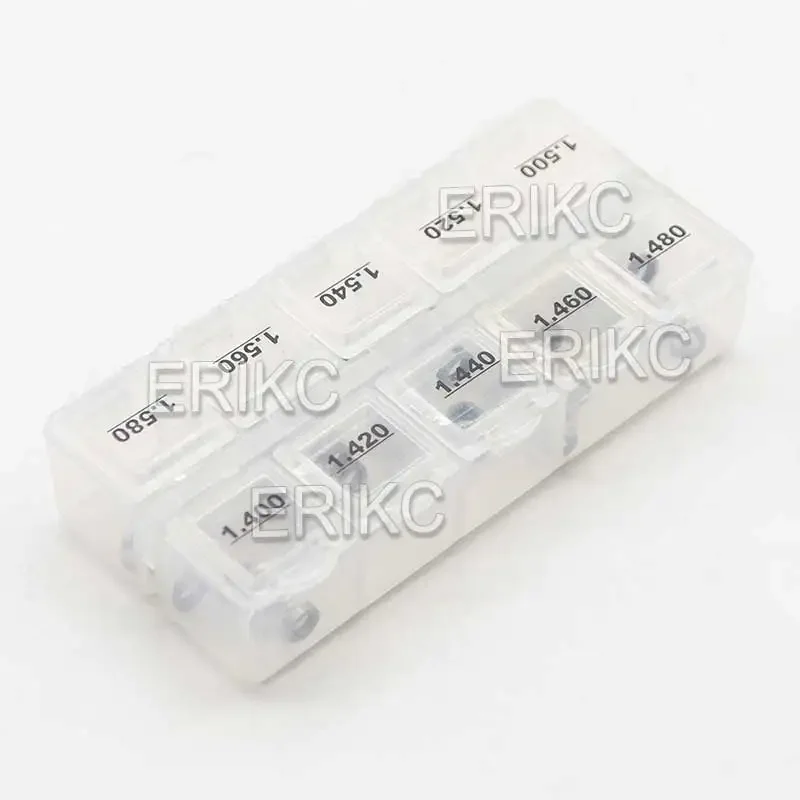 

ERIKC B14 аксессуары инжекторы набор регулировочных зубцов ремонтные шайбы Размер: 1,40 мм-1,58 мм для 0445110 #,0445120 #