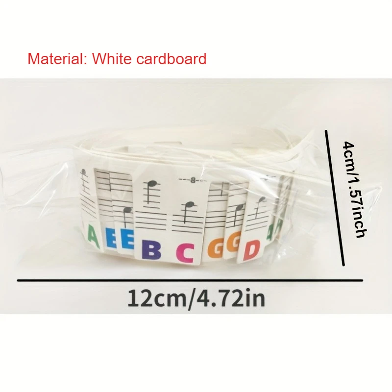 Piano Notes Guide for Beginner, Removable Piano Keyboard Note Labels for Learning, 88-Key Full Size, No Need Stickers, Reusable