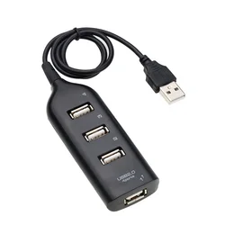 Mini usb 2.0 4 port splitter hi speed hub adaptador hub usb hub para computador portátil portátil receptor computador periféricos acessórios